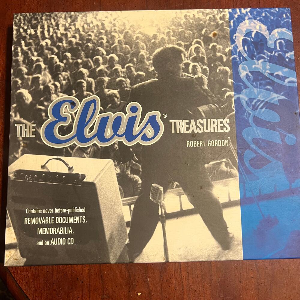 Elvis Treasures Robert Gordon Contains Removable Documents, Memorabilia, & CD